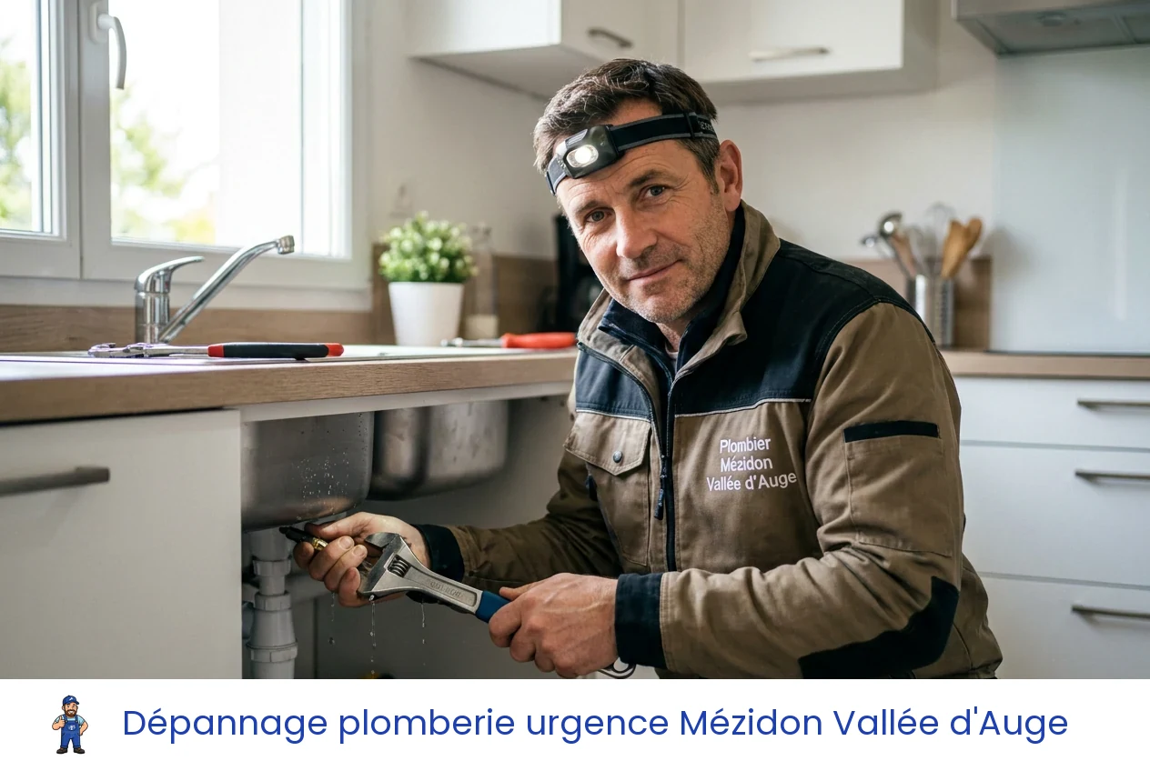 Dépannage plomberie urgence à Mézidon Vallée d'Auge