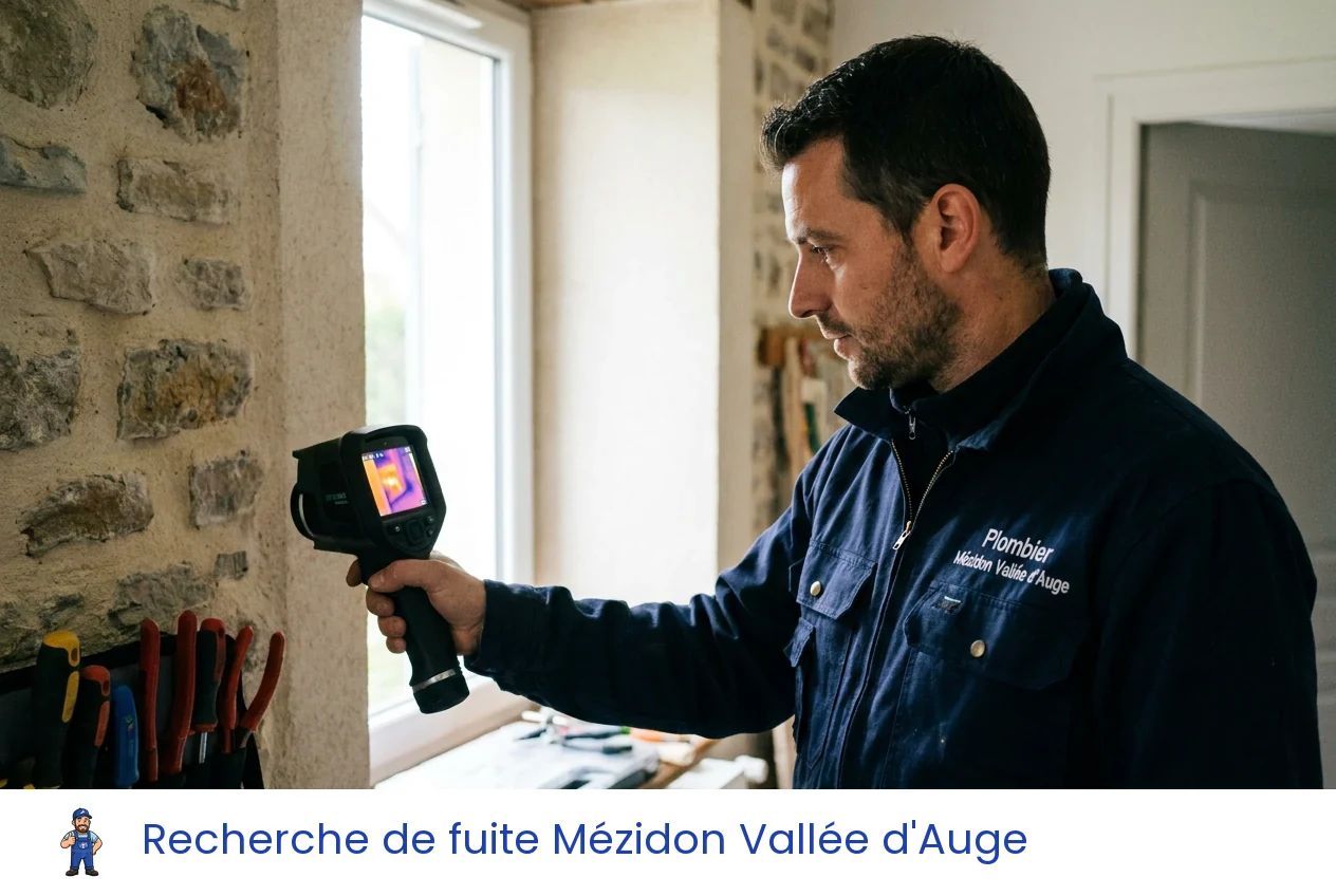 Recherche de fuite à Mézidon Vallée d'Auge