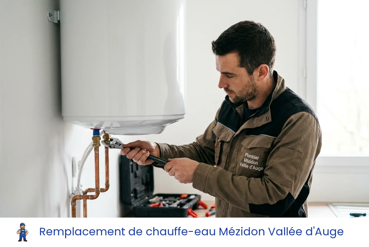 Remplacement de chauffe-eau à Mézidon Vallée d'Auge